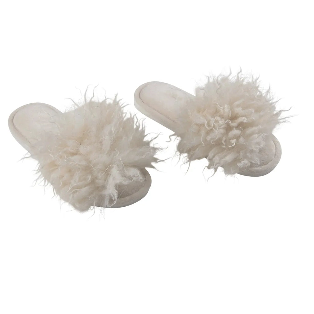Fondaco Curly tossut luonnonvalkoinen 36/37