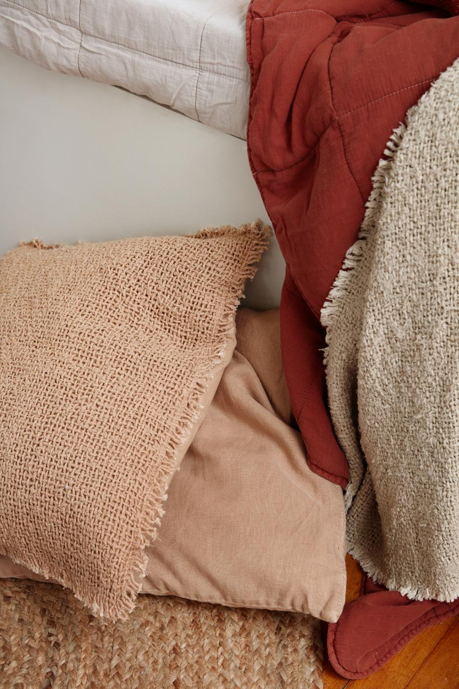 Ib Laursen tyynynpäällinen pellava 40 x 60 cm - Coral Sands