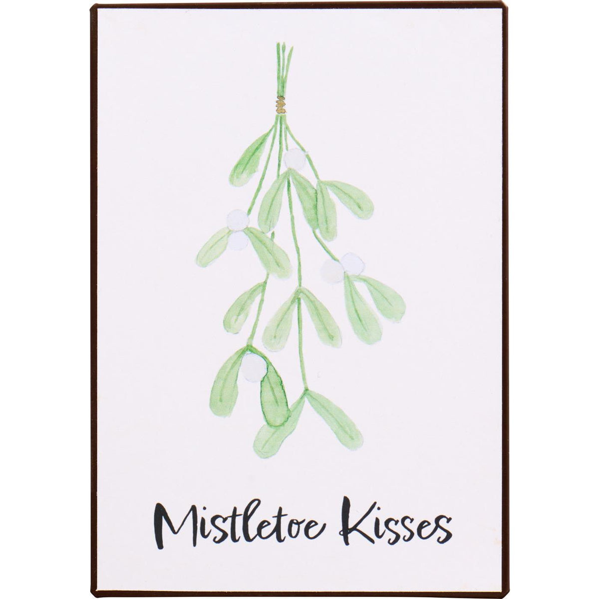 Ib Laursen metallikyltti 14 x 20 cm - Mistletoe Kisses