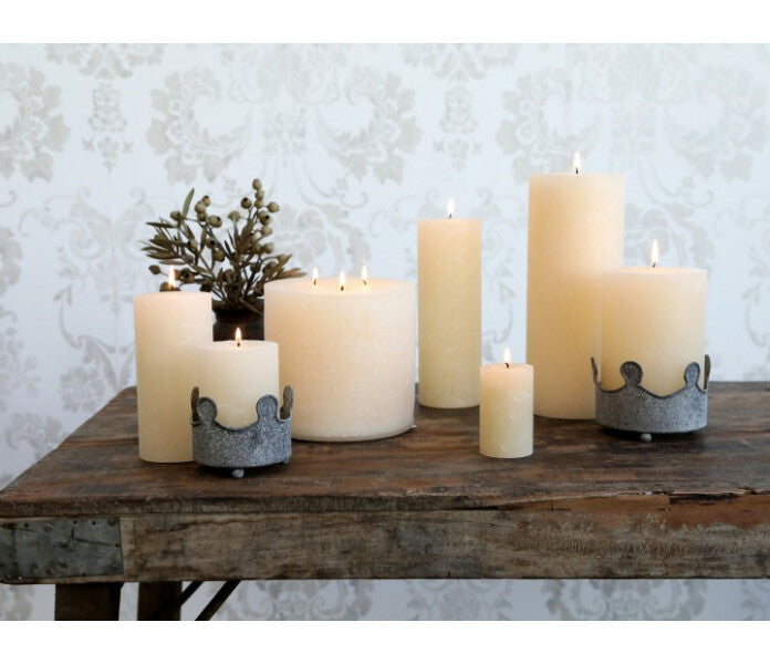Chic Antique pöytäkynttilä kerma 8cm / 16h