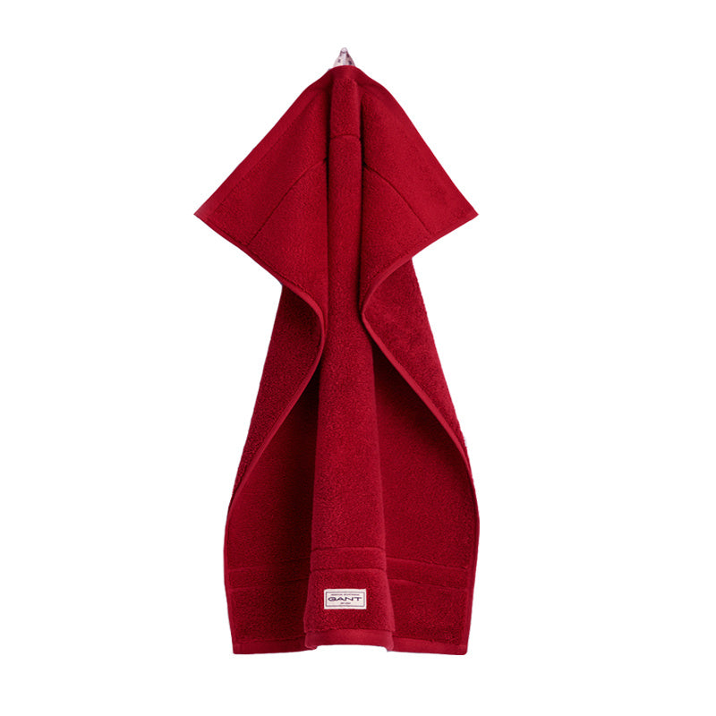 GANT Home Organic Premium Towel Dark Red pyyhe 50 x 70 cm