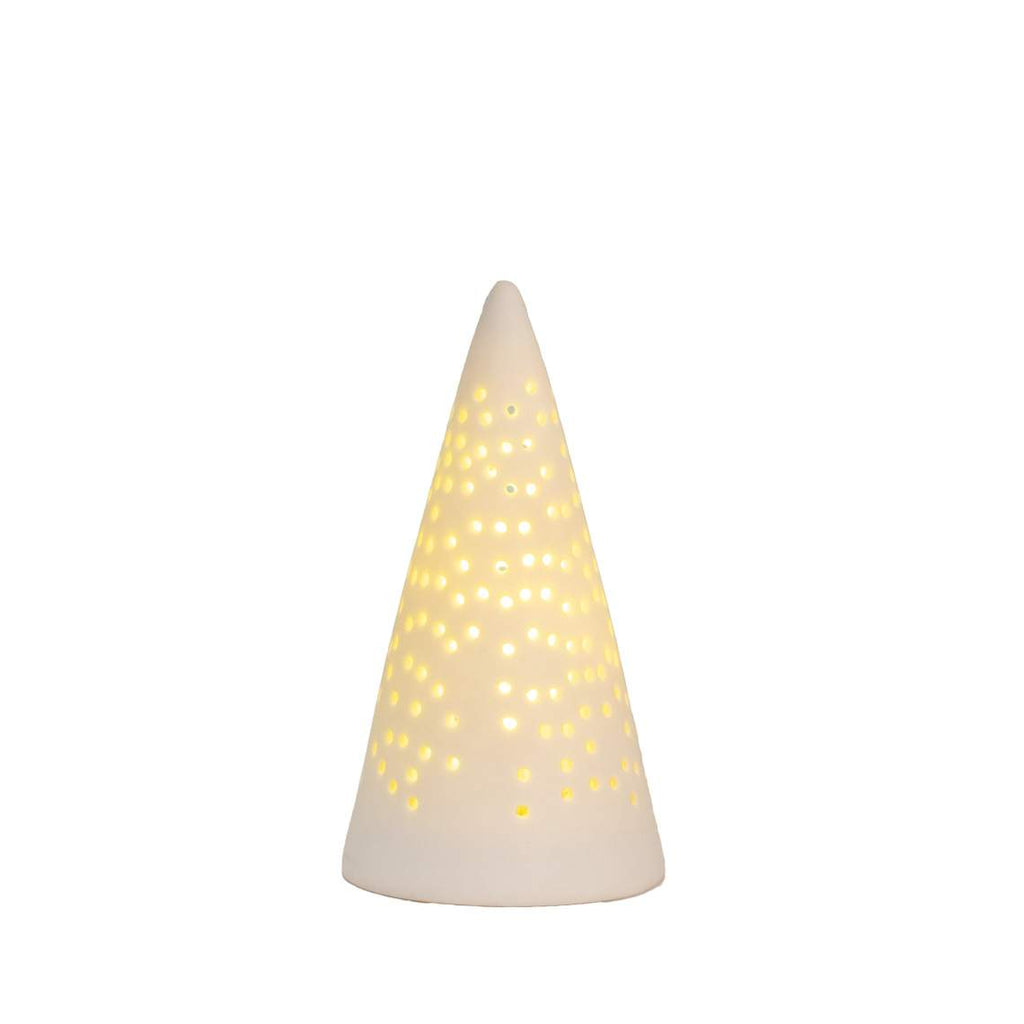 Räder valkoinen puu ledvalo 7,5 cm