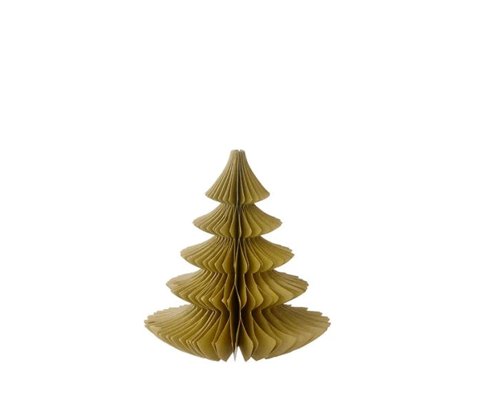 Bungalow Honeycomb Tree Noble paperikuusi ochre 16 cm