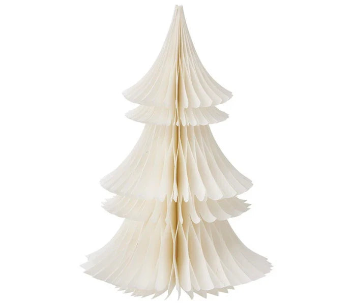 Bungalow Honeycomb Tree Fir paperikuusi cream 30 cm
