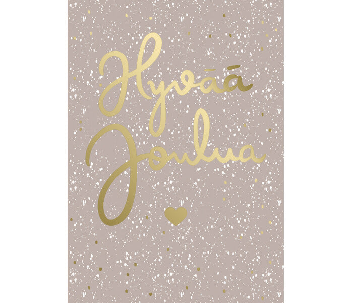 Putinki Letters 2-osainen joulukortti - Hyvää joulua