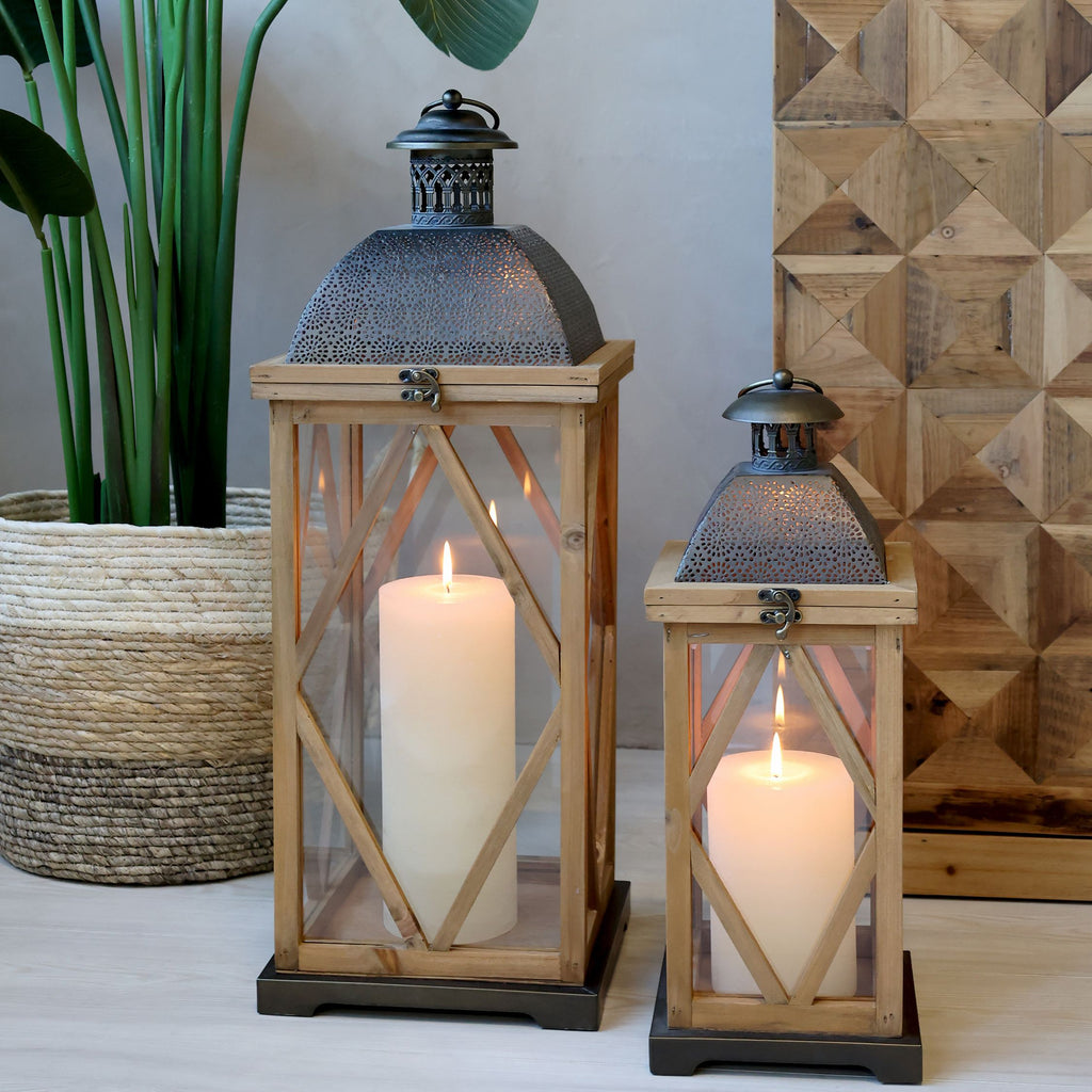 Chic Antique lyhty ruskea 46 cm