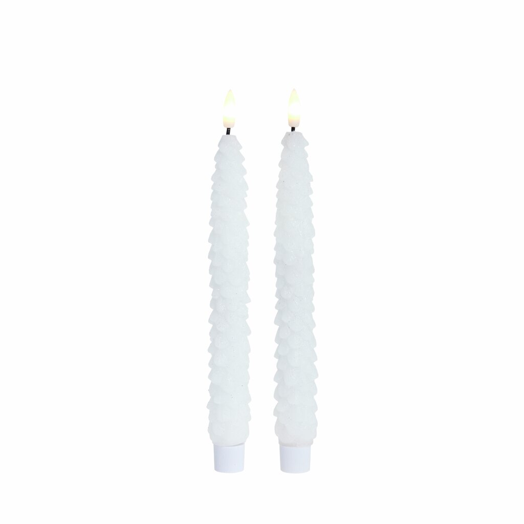 Lene Bjerre Livia LED-kruunukynttilä valkoinen 2 kpl 25 cm
